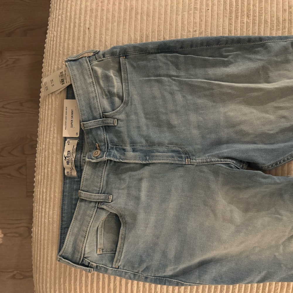 Hollister high waisted skinny Light Blue Denim Jeans
